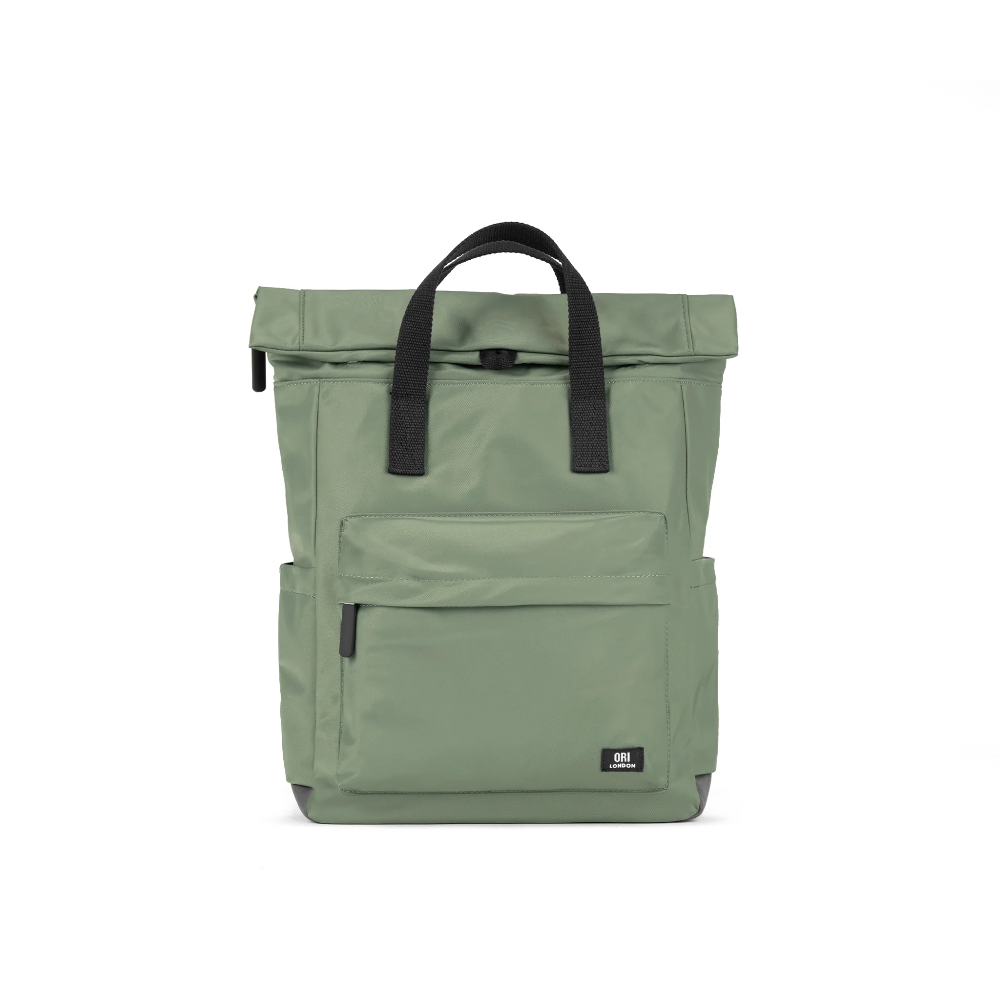 Black Label Canfield Roll Top Backpack in Granite